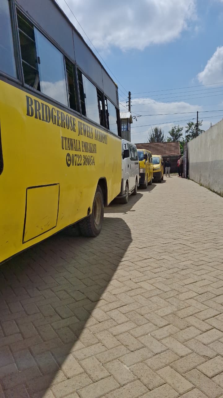 Bridgerose Jewels Academy school bus in Utawala, Embakasi